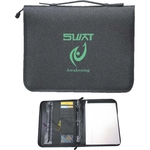 Zippered binder padfolio