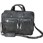 Leatherette laptop briefcase