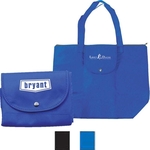 Foldable zippered tote
