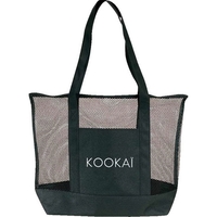 Zippered mesh tote
