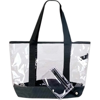 Clear tote bag with front pocket and detachable coin purse.... from ASI 34046...