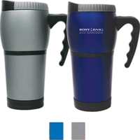 Travel mug made of double wall stainless steel, 16 oz.... from ASI 34046...
