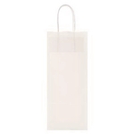 White Kraft Shopping Bag (5 1/2" x 3 1/4" x 12 1/2")