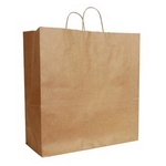 Natural Kraft Shopping Bag (18" x 7" x 18.75")