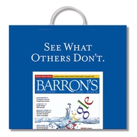 Plastic shopping bag with loop handle and 3" bottom gusset, 2.5... from ASI...