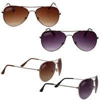 Polycarbonate and metal aviator sunglasses with customization.... from ASI...
