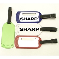 Rectangular luggage tag with buckle strap... from ASI 74585 Nu Promo...