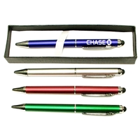 Twist action pen with stylus and gift box... from ASI 74585 Nu Promo...