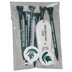 Crystal Clear Golf Tee Poly Bag Collection