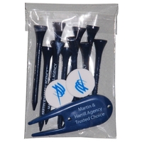 Crystal Clear Golf Tee Poly Bag Collection