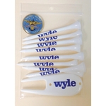 Poly Bag Combo Pack With 8 Tees, Metal Dome Marker, & Fixer