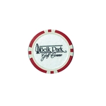 Poker Chip Golf Ball Marker (Full Color)