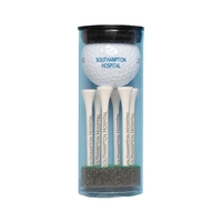 Top Flite Golf Ball Tube with 1 Ball & 6 Tees
