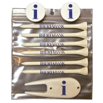 Golf Tee Poly Bag Pack including Marker & Caddy Fixer