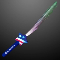 Fiber Optic Stars & Stripes Wands