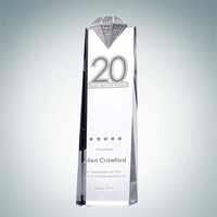 Tower crystal glass award.... from ASI 47791 Best Deal Awards / Best Deal Awards