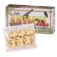 Customized box full of animal crackers... from ASI 71685 Midnite Snax®