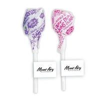 Dum Dums® lollipops with a 4-color process label on the stick.... from ASI...