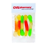 1 oz Gummy Worms / Header Bag