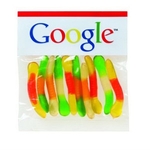 2 oz Gummy Worms / Header Bag