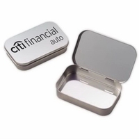 Large Hinged Tin Empty