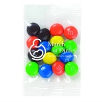 Clear cellophane bag filled with plain M&Ms®.... from ASI 71685 Midnite Snax®