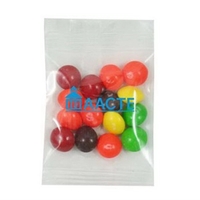 Clear cellophane bag filled with an assortment of Skittles® candies... from...
