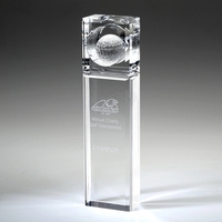 Awards- Absolute Golf Trophy optical crystal award/trophy.... from ASI 41511...