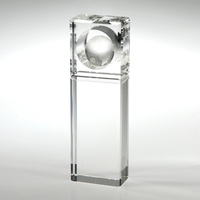 Awards- 10" Absolute Globe Trophy optical crystal award/trophy.... from ASI...