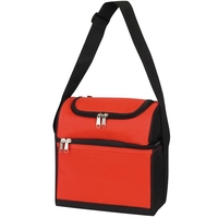 Dual compartment cooler with adjustable shoulder strap... from ASI 34800...