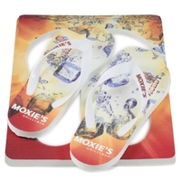 Traditional flip flops in a full color frame... from ASI 54886 Foamworx /...