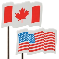 Flag antenna topper that can be used for pens and pencils... from ASI 54886...