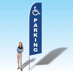 15ft. Advertising Banner Flag - Parking/Restrooms