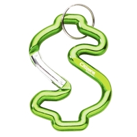 Dollar Sign - Carabiner key holder with split ring.... from ASI 52710 Lincoln...