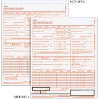 Two part CMS-1500 medical claim form.... from ASI 52493 Ennis Inc