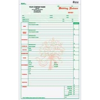 Two part carbonless wedding flower order form.... from ASI 52493 Ennis Inc