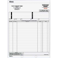 Carbonless purchase order form, 8 1/2" x 11".... from ASI 52493 Ennis Inc