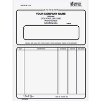 Two part carbonless statement, 5 2/3" x 7".... from ASI 52493 Ennis Inc