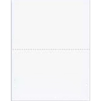 Custom perforated 8 1/2" x 11" stock form, 24 lb. stock.... from ASI 52493...