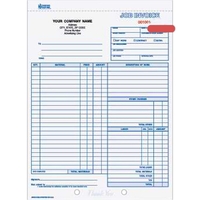Three part work order/invoice form with carbon.... from ASI 52493 ZZ DROPPED...
