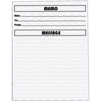 Note pad, 50 sheets per pad.... from ASI 52493 Ennis Inc