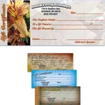 4-Color Gift Certificates