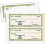 Gift Certificate Wrap-Around Book