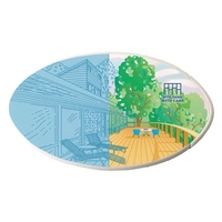 Oval shaped mint card.... from ASI 44900 NC Custom (CI/Lanco)