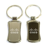 Chrome metal key holder