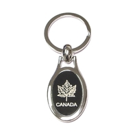 Chrome metal key holder