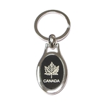 Chrome metal key holder