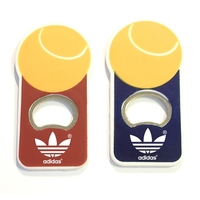 Tennis ball shape magnetic bottle opener
