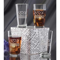 16 oz. Thank You Set of 4 Mixing Glasses