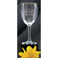 7.5" tall 8.5-Ounce Montego wine glass made in the USA.... from ASI 71920...